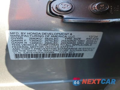 Zdjęcie 13 z 13 samochodu: 2025 ACURA MDX A-SPEC VIN:5J8YE1H0XSL020984 - miniatura