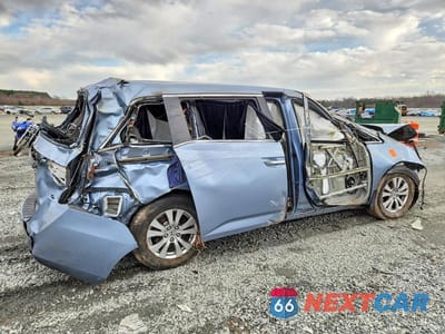 Trzecie zdjęcie samochodu z tyłu: 2014 HONDA ODYSSEY EXL VIN:5FNRL5H67EB130290 - miniatura