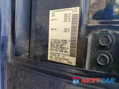 Zdjęcie 12 z 12 samochodu: 2010 NISSAN ALTIMA 2.5 VIN:1N4AL2AP2AN537479 - miniatura