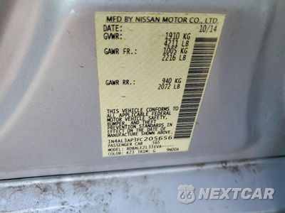 Zdjęcie 12 z 12 samochodu: 2015 NISSAN ALTIMA 2.5 VIN:1N4AL3AP3FC205656 - miniatura