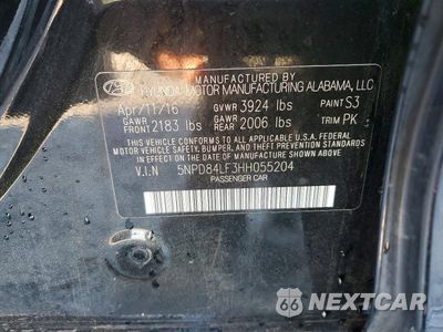 Zdjęcie 13 z 13 samochodu: 2017 HYUNDAI ELANTRA LIMITED VIN:5NPD84LF3HH055204 - miniatura