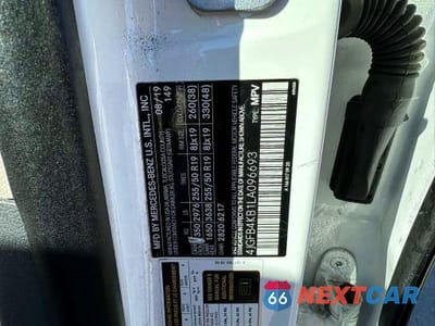 Zdjęcie 10 z 10 samochodu: 2020 MERCEDES-BENZ GLE 350 4MATIC VIN:4JGFB4KB1LA096693 - miniatura