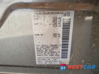 Zdjęcie 12 z 12 samochodu: 2025 NISSAN LEAF SV PLUS VIN:1N4CZ1CVXSC564195 - miniatura