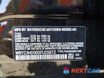 Zdjęcie 12 z 12 samochodu: 2025 BMW I4 EDRIVE 40 VIN:WBY23HD00SFU25872 - miniatura