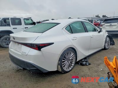 Trzecie zdjęcie samochodu z tyłu: 2023 LEXUS IS 300 BASE VIN:JTHDA1D25P5128570 - miniatura
