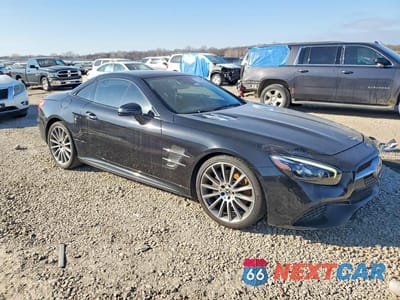 Czwarte zdjęcie samochodu z boku: 2019 MERCEDES-BENZ SL 450 VIN:WDDJK6GA1KF054557 - miniatura