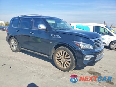 Czwarte zdjęcie samochodu z boku: 2017 INFINITI QX80 BASE VIN:JN8AZ2NE8H9159175 - miniatura
