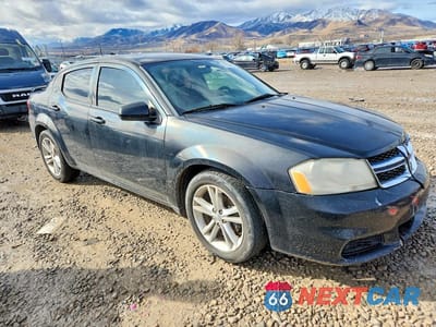 Czwarte zdjęcie samochodu z boku: 2012 DODGE AVENGER SXT VIN:1C3CDZCB9CN182909 - miniatura