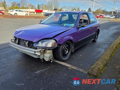 Drugie zdjęcie samochodu z przodu: 1999 HONDA CIVIC DX VIN:2HGEJ6448XH107081 - miniatura