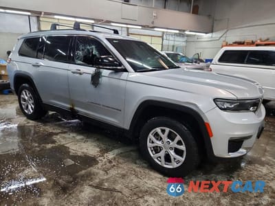 Czwarte zdjęcie samochodu z boku: 2021 JEEP GRAND CHEROKEE L LIMITED VIN:1C4RJKBG2M8128161 - miniatura