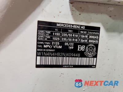 Zdjęcie 13 z 13 samochodu: 2022 MERCEDES-BENZ GLA 250 4MATIC VIN:W1N4N4HB2NJ409448 - miniatura