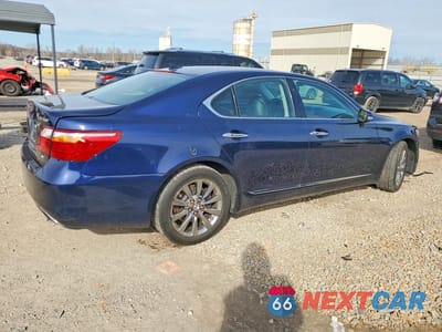 Trzecie zdjęcie samochodu z tyłu: 2011 LEXUS LS 460 BASE VIN:JTHCL5EF9B5009654 - miniatura