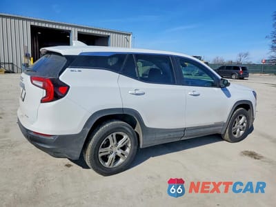 Trzecie zdjęcie samochodu z tyłu: 2022 GMC TERRAIN SLE VIN:3GKALTEV7NL303664 - miniatura