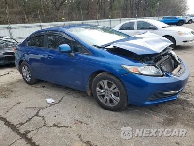 Czwarte zdjęcie samochodu z boku: 2013 HONDA CIVIC LX VIN:19XFB2F51DE034898 - miniatura