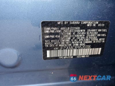 Zdjęcie 13 z 13 samochodu: 2023 SUBARU FORESTER VIN:JF2SKAACXPH520706 - miniatura