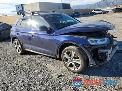 Czwarte zdjęcie samochodu z boku: 2019 AUDI Q5 PREMIUM PLUS VIN:WA1BNAFY5K2125347 - miniatura