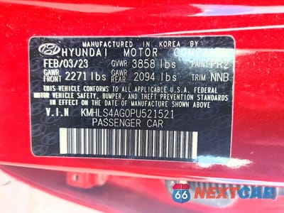 Zdjęcie 13 z 13 samochodu: 2023 HYUNDAI ELANTRA SEL VIN:KMHLS4AG0PU521521 - miniatura