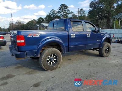 Trzecie zdjęcie samochodu z tyłu: 2007 FORD F150 SUPERCREW VIN:1FTPW14587FA54534 - miniatura