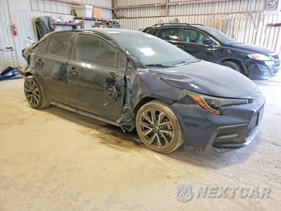 Czwarte zdjęcie samochodu z boku: 2022 TOYOTA COROLLA SE VIN:5YFS4MCE2NP114428 - miniatura