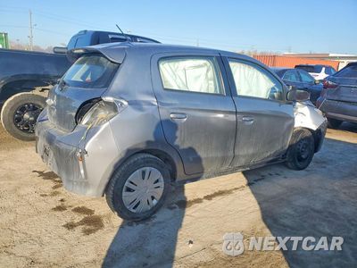 Trzecie zdjęcie samochodu z tyłu: 2022 MITSUBISHI MIRAGE ES VIN:ML32AUHJ2NH004296 - miniatura