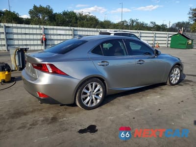 Trzecie zdjęcie samochodu z tyłu: 2016 LEXUS IS 300 BASE VIN:JTHCM1D21G5007246 - miniatura