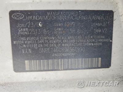Zdjęcie 12 z 12 samochodu: 2009 HYUNDAI SONATA GLS VIN:5NPET46C89H561990 - miniatura