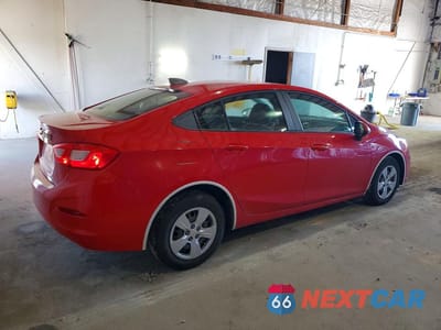 Trzecie zdjęcie samochodu z tyłu: 2017 CHEVROLET CRUZE LS VIN:1G1BC5SM8H7106334 - miniatura