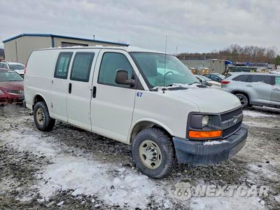 Czwarte zdjęcie samochodu z boku: 2017 CHEVROLET EXPRESS G2500 4LT VIN:1GCWGAFF1H1340979 - miniatura