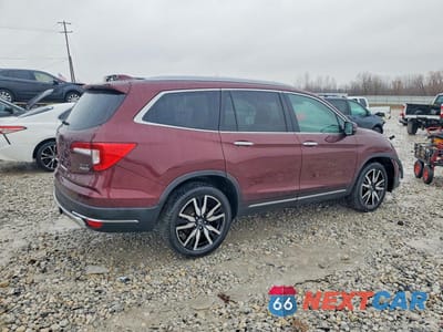 Trzecie zdjęcie samochodu z tyłu: 2022 HONDA PILOT ELITE VIN:5FNYF6H09NB031054 - miniatura