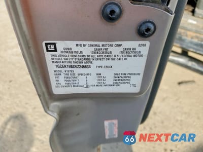 Zdjęcie 12 z 12 samochodu: 2006 CHEVROLET SILVERADO K1500 VIN:1GCEK19BX6Z246634 - miniatura