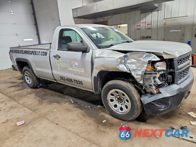 Czwarte zdjęcie samochodu z boku: 2014 CHEVROLET SILVERADO C1500 VIN:1GCNCPEH3EZ183532 - miniatura