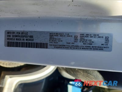 Zdjęcie 13 z 14 samochodu: 2023 RAM PROMASTER CARGO VAN VIN:3C6MRVJG5PE571055 - miniatura