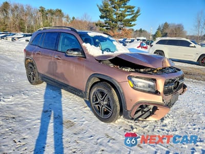 Czwarte zdjęcie samochodu z boku: 2024 MERCEDES-BENZ GLB 250 4MATIC VIN:W1N4M4HB5RW355705 - miniatura