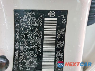 Zdjęcie 12 z 12 samochodu: 2010 TOYOTA PRIUS III VIN:JTDKN3DU6A0122727 - miniatura