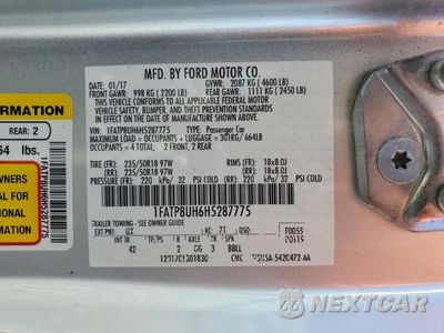 Zdjęcie 13 z 14 samochodu: 2017 FORD MUSTANG VIN:1FATP8UH6H5287775 - miniatura
