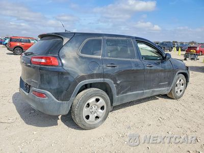 Trzecie zdjęcie samochodu z tyłu: 2016 JEEP CHEROKEE SPORT VIN:1C4PJLAB8GW280898 - miniatura