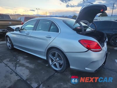 Drugie zdjęcie samochodu z przodu: 2018 MERCEDES-BENZ C 300 4MATIC VIN:WDDWF4KB5JR411993 - miniatura
