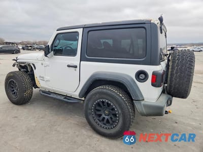 Drugie zdjęcie samochodu z przodu: 2019 JEEP WRANGLER SPORT VIN:1C4GJXAG0KW652486 - miniatura