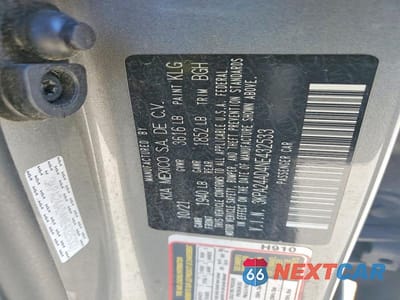 Zdjęcie 12 z 12 samochodu: 2022 KIA RIO LX VIN:3KPA24AD4NE432533 - miniatura