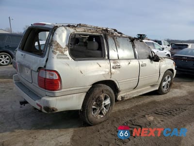 Trzecie zdjęcie samochodu z tyłu: 2000 LEXUS LX 470 BASE VIN:JT6HT00W0Y0087884 - miniatura
