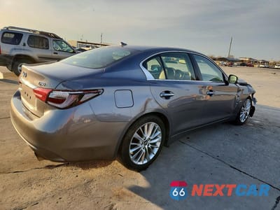 Trzecie zdjęcie samochodu z tyłu: 2020 INFINITI Q50 3.0T LUXE VIN:JN1EV7AP3LM207252 - miniatura