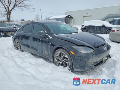 Czwarte zdjęcie samochodu z boku: 2023 HYUNDAI IONIQ 6 LIMITED VIN:KMHM54AC5PA047866 - miniatura