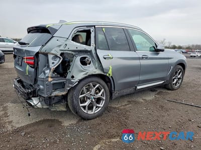 Trzecie zdjęcie samochodu z tyłu: 2023 BMW X3 XDRIVE30I VIN:5UX53DP08P9R11627 - miniatura