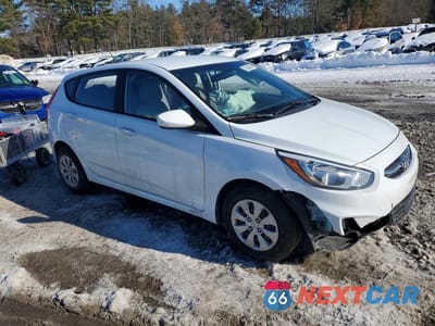 Czwarte zdjęcie samochodu z boku: 2017 HYUNDAI ACCENT SE VIN:KMHCT5AE9HU319859 - miniatura