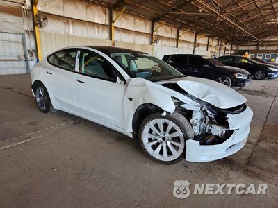 Czwarte zdjęcie samochodu z boku: 2023 TESLA MODEL 3 VIN:5YJ3E1EA9PF487006 - miniatura