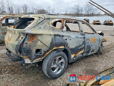 Trzecie zdjęcie samochodu z tyłu: 2022 HYUNDAI TUCSON SEL VIN:5NMJBCAE6NH140930 - miniatura