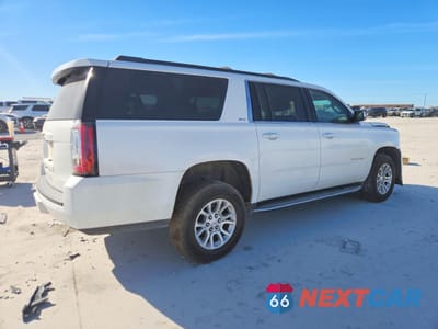 Trzecie zdjęcie samochodu z tyłu: 2019 GMC YUKON XL K1500 SLT VIN:1GKS2GKC8KR311407 - miniatura