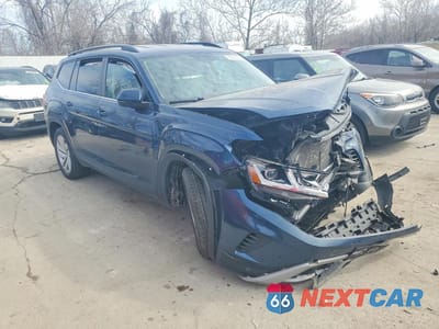 Czwarte zdjęcie samochodu z boku: 2021 VOLKSWAGEN ATLAS SE VIN:1V2WR2CA8MC598616 - miniatura