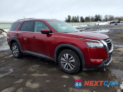 Czwarte zdjęcie samochodu z boku: 2022 NISS PATHFINDER SV VIN:5N1DR3CC0NC268398 - miniatura