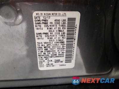 Zdjęcie 13 z 13 samochodu: 2018 NISSAN ROGUE SL VIN:JN8AT2MT4JW464830 - miniatura